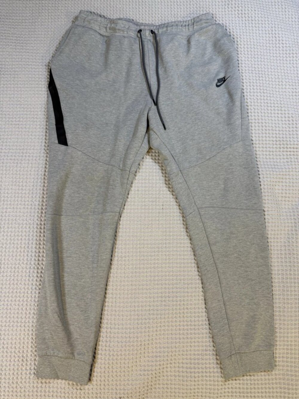 Men's Nike Tech Fleece Jogger Sweatpants Heather Grey/Black TALL XL